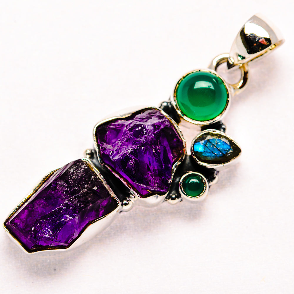 Amethyst Pendants handcrafted by Ana Silver Co - PD35883 - Photo 2