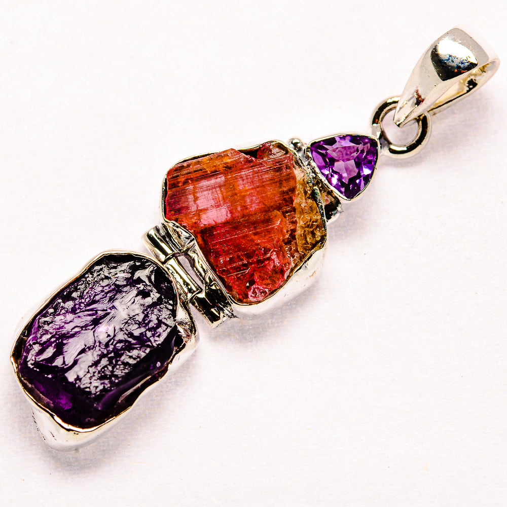 Amethyst Pendants handcrafted by Ana Silver Co - PD35886 - Photo 2