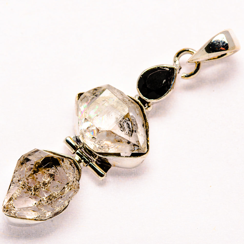 Herkimer Diamond Pendants handcrafted by Ana Silver Co - PD35887 - Photo 2