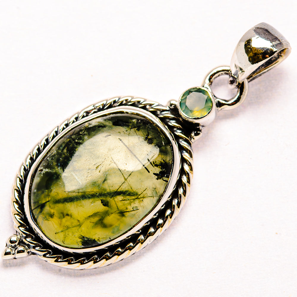Prehnite Pendants handcrafted by Ana Silver Co - PD35891 - Photo 2