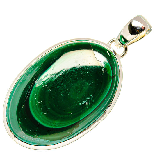 Malachite Pendants handcrafted by Ana Silver Co - PD35900 - Photo 2