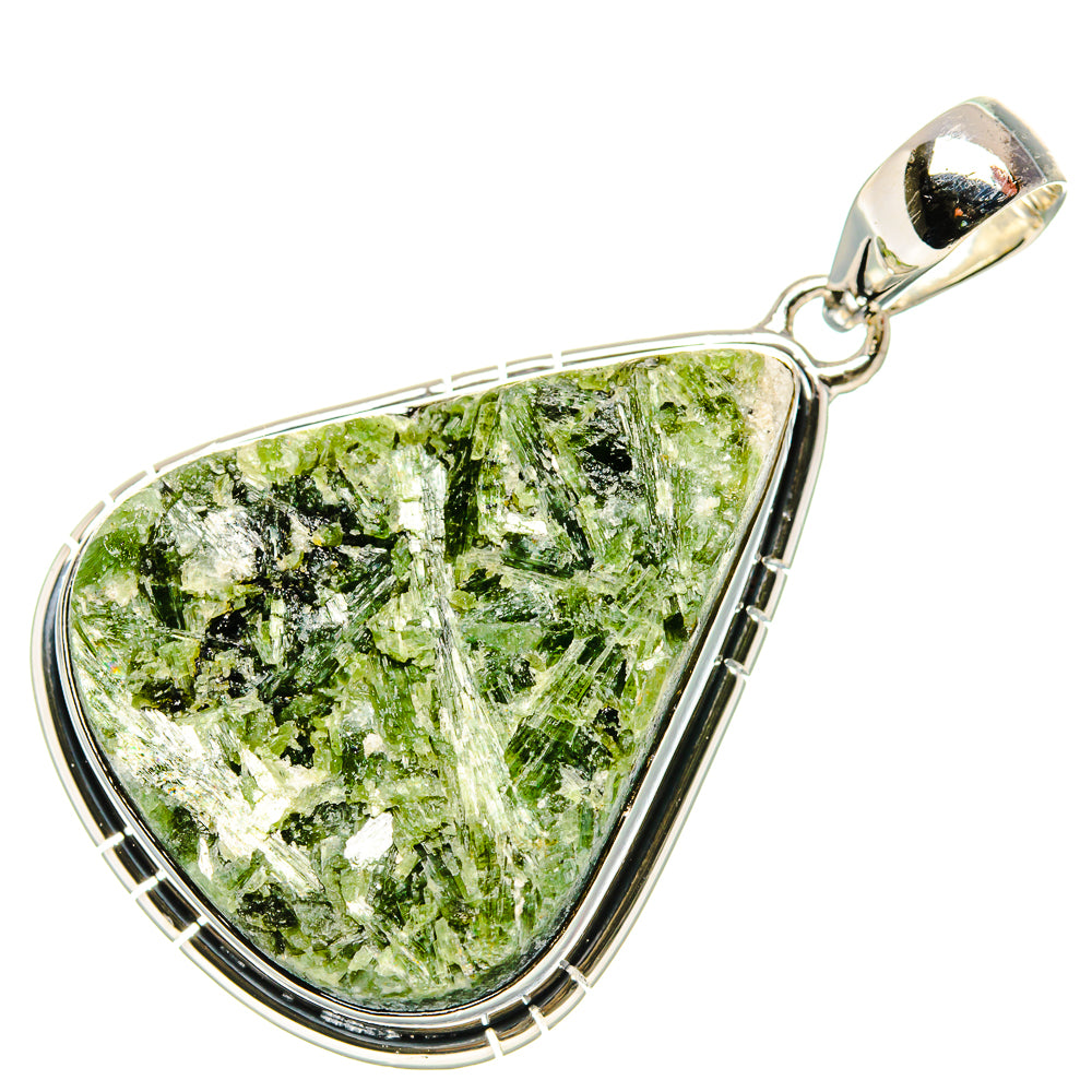 Green Fuchsite Pendants handcrafted by Ana Silver Co - PD35904 - Photo 2