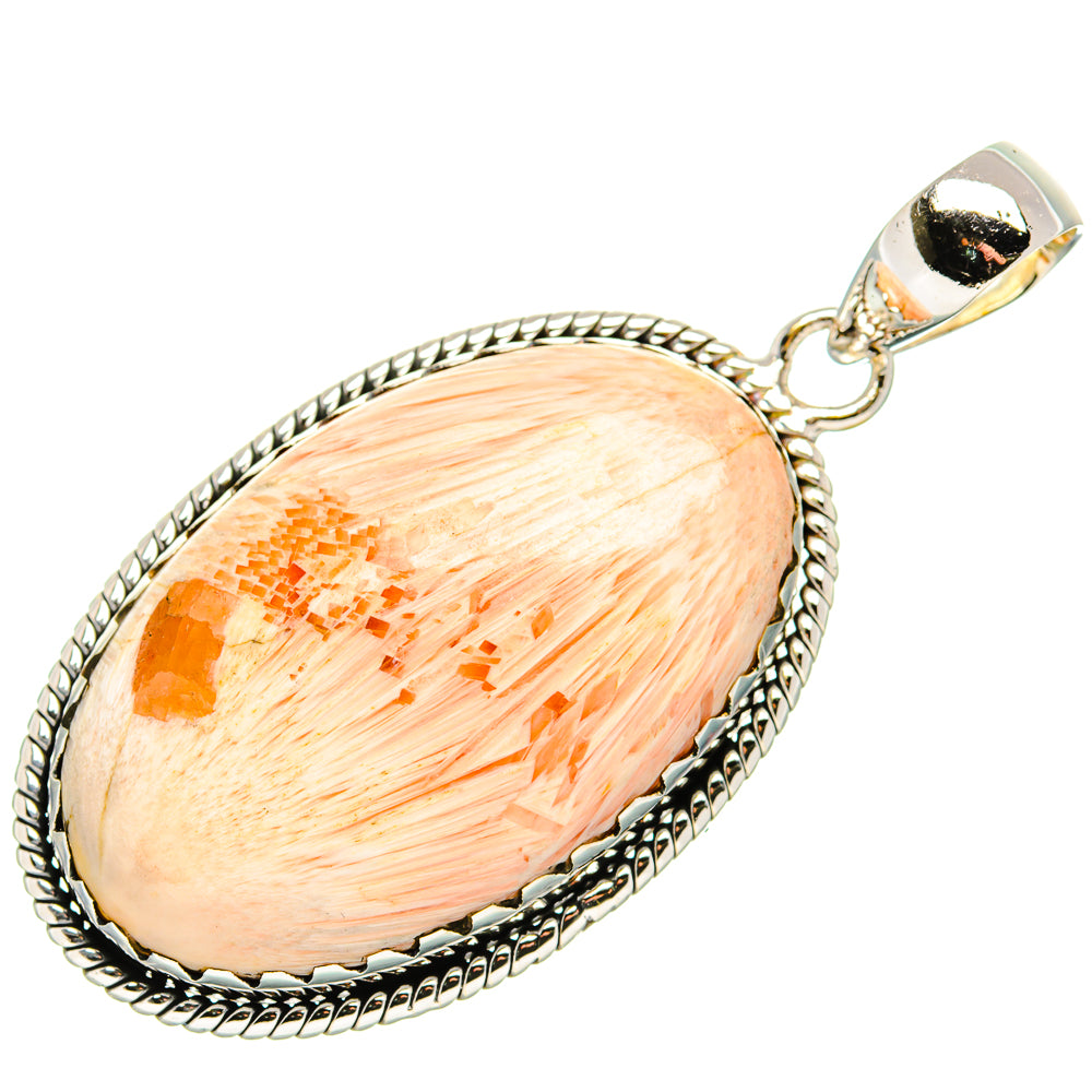 Scolecite Pendants handcrafted by Ana Silver Co - PD35912 - Photo 2