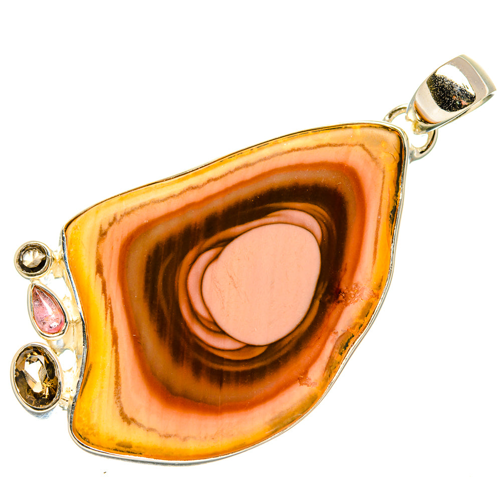 Petrified Wood Pendants handcrafted by Ana Silver Co - PD35931 - Photo 2