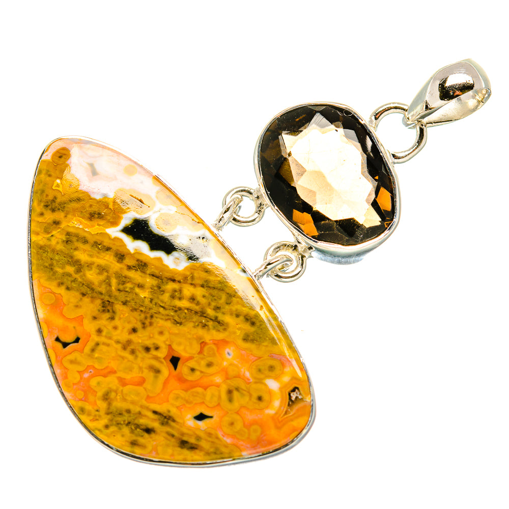 Ocean Jasper Pendants handcrafted by Ana Silver Co - PD35938 - Photo 2