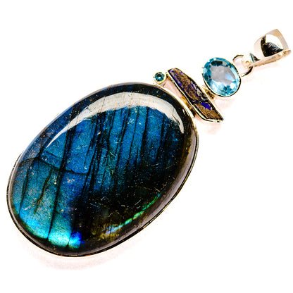 Labradorite Pendants handcrafted by Ana Silver Co - PD35944 - Photo 2
