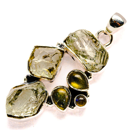 Aquamarine Pendants handcrafted by Ana Silver Co - PD35953 - Photo 2