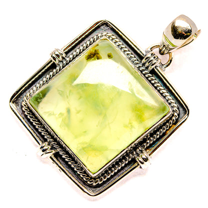 Prehnite Pendants handcrafted by Ana Silver Co - PD35957 - Photo 2