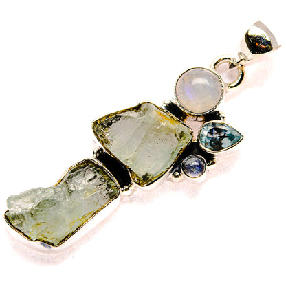 Aquamarine Pendants handcrafted by Ana Silver Co - PD35965 - Photo 2