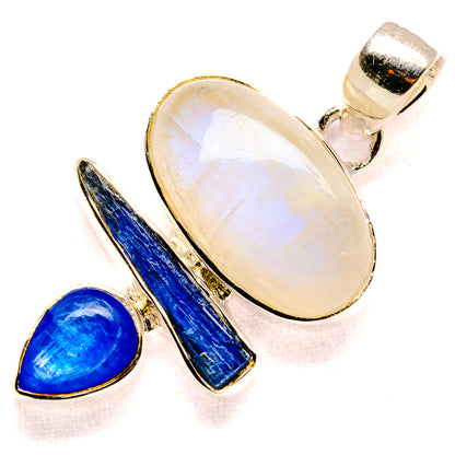 Rainbow Moonstone Pendants handcrafted by Ana Silver Co - PD35966 - Photo 2
