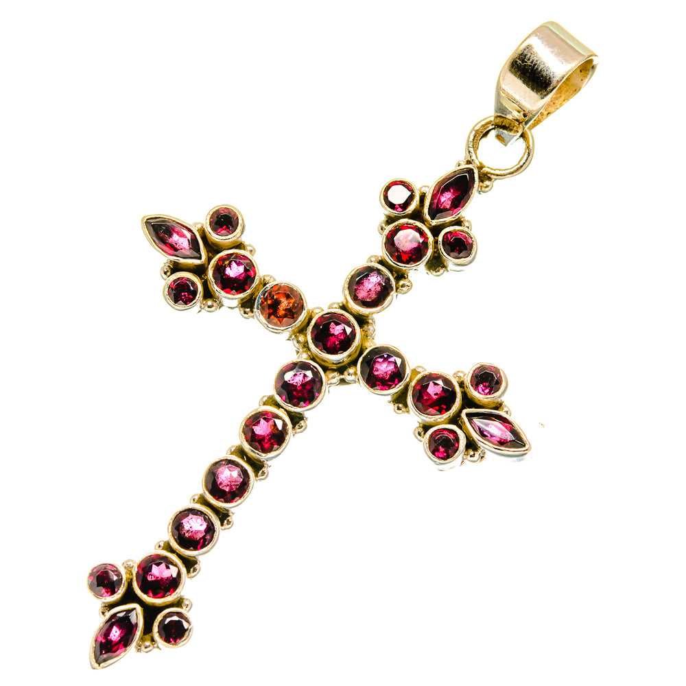 Garnet Pendants handcrafted by Ana Silver Co - PD3597