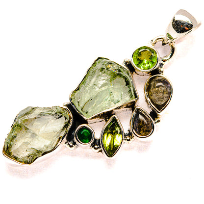 Aquamarine Pendants handcrafted by Ana Silver Co - PD35974 - Photo 2