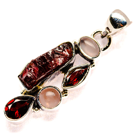 Garnet Pendants handcrafted by Ana Silver Co - PD35998 - Photo 2