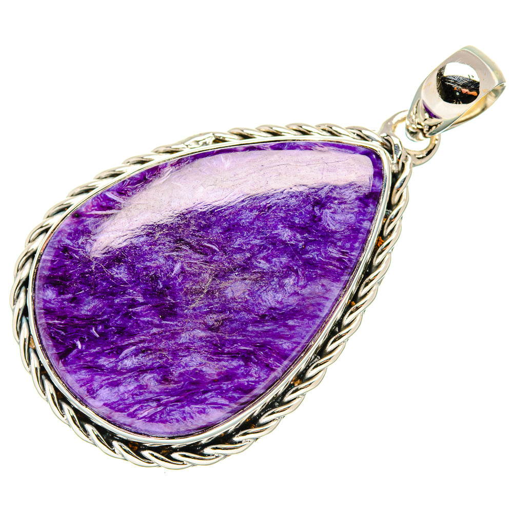 Charoite Pendants handcrafted by Ana Silver Co - PD36003 - Photo 2