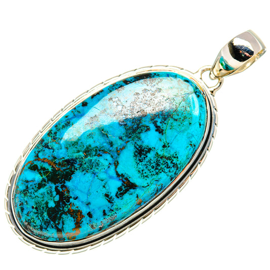 Chrysocolla Pendants handcrafted by Ana Silver Co - PD36004 - Photo 2