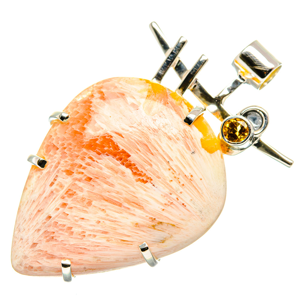 Scolecite Pendants handcrafted by Ana Silver Co - PD36009 - Photo 2