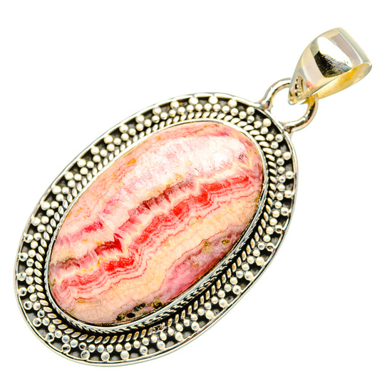 Rhodochrosite Pendants handcrafted by Ana Silver Co - PD36016 - Photo 2