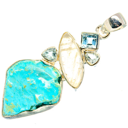 Larimar Pendants handcrafted by Ana Silver Co - PD36050 - Photo 2