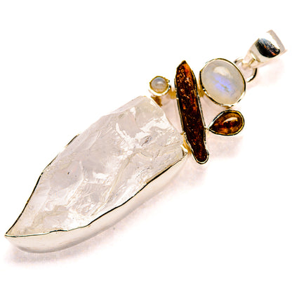 Rainbow Moonstone Pendants handcrafted by Ana Silver Co - PD36055 - Photo 2
