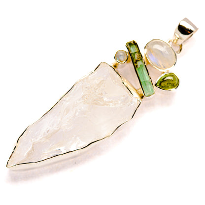 Rainbow Moonstone Pendants handcrafted by Ana Silver Co - PD36056 - Photo 2
