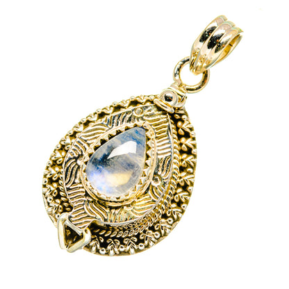 Rainbow Moonstone Pendants handcrafted by Ana Silver Co - PD3606