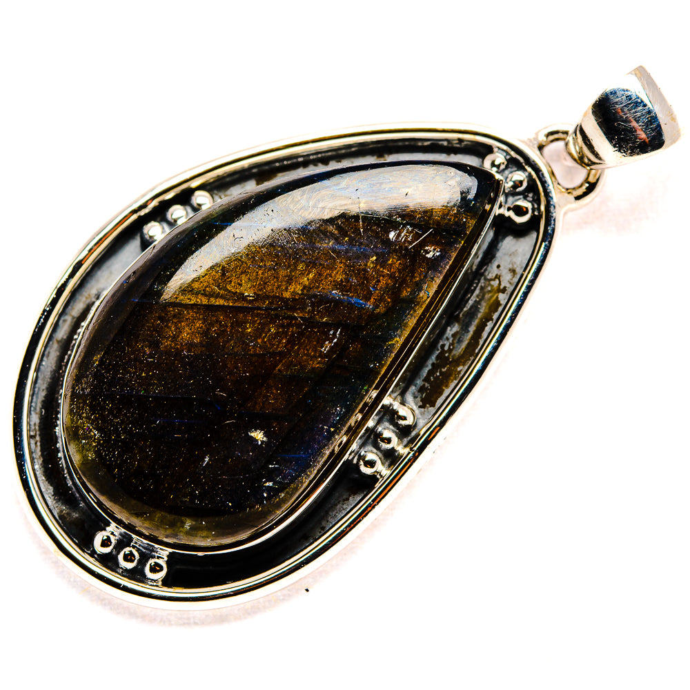 Labradorite Pendants handcrafted by Ana Silver Co - PD36061 - Photo 2