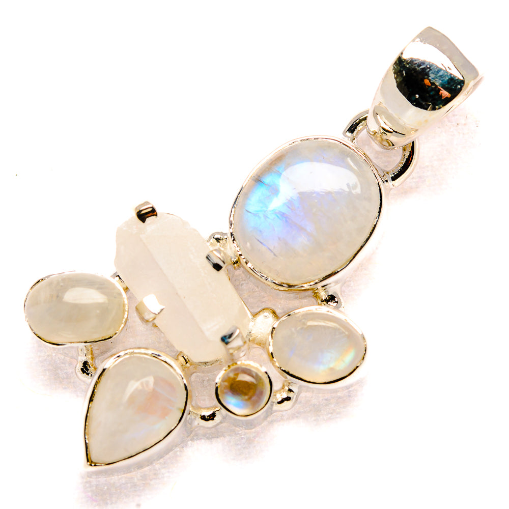 Rainbow Moonstone Pendants handcrafted by Ana Silver Co - PD36070 - Photo 2