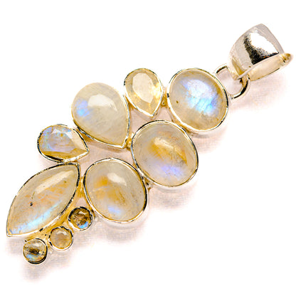 Rainbow Moonstone Pendants handcrafted by Ana Silver Co - PD36071 - Photo 2
