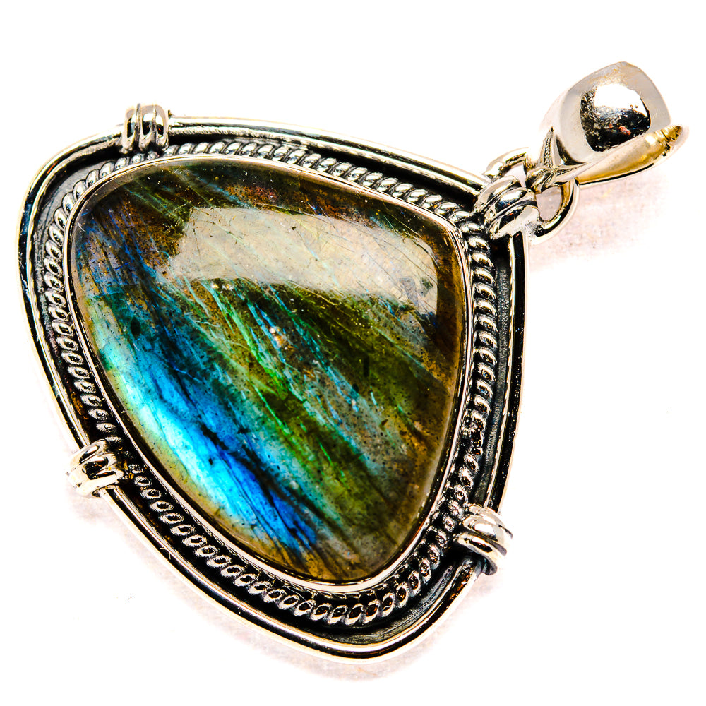 Labradorite Pendants handcrafted by Ana Silver Co - PD36076 - Photo 2