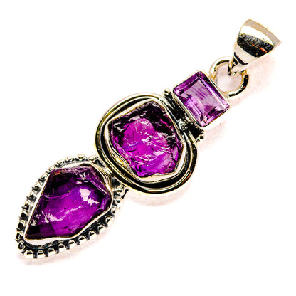 Amethyst Pendants handcrafted by Ana Silver Co - PD36082 - Photo 2