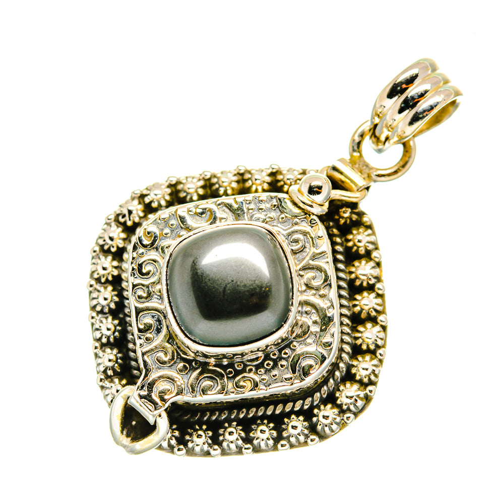 Hematite Pendants handcrafted by Ana Silver Co - PD3609