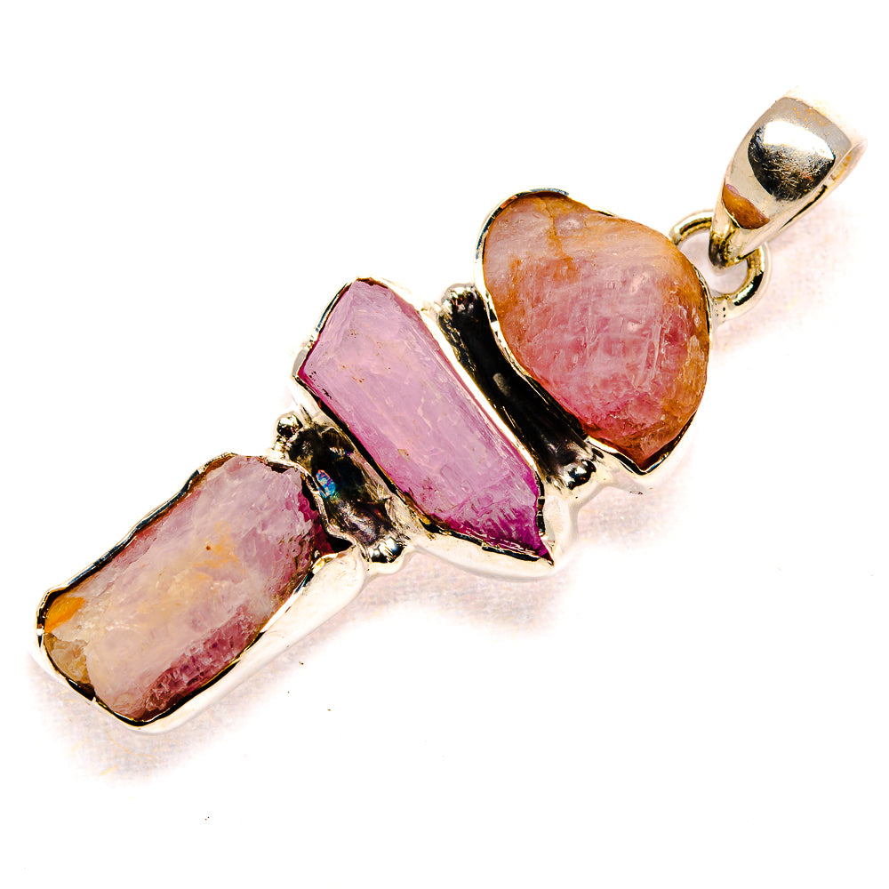Kunzite Pendants handcrafted by Ana Silver Co - PD36094 - Photo 2