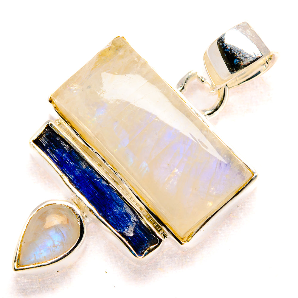 Rainbow Moonstone Pendants handcrafted by Ana Silver Co - PD36098 - Photo 2