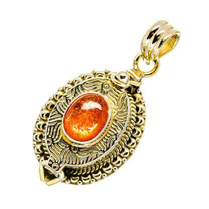 Sunstone Pendants handcrafted by Ana Silver Co - PD3611
