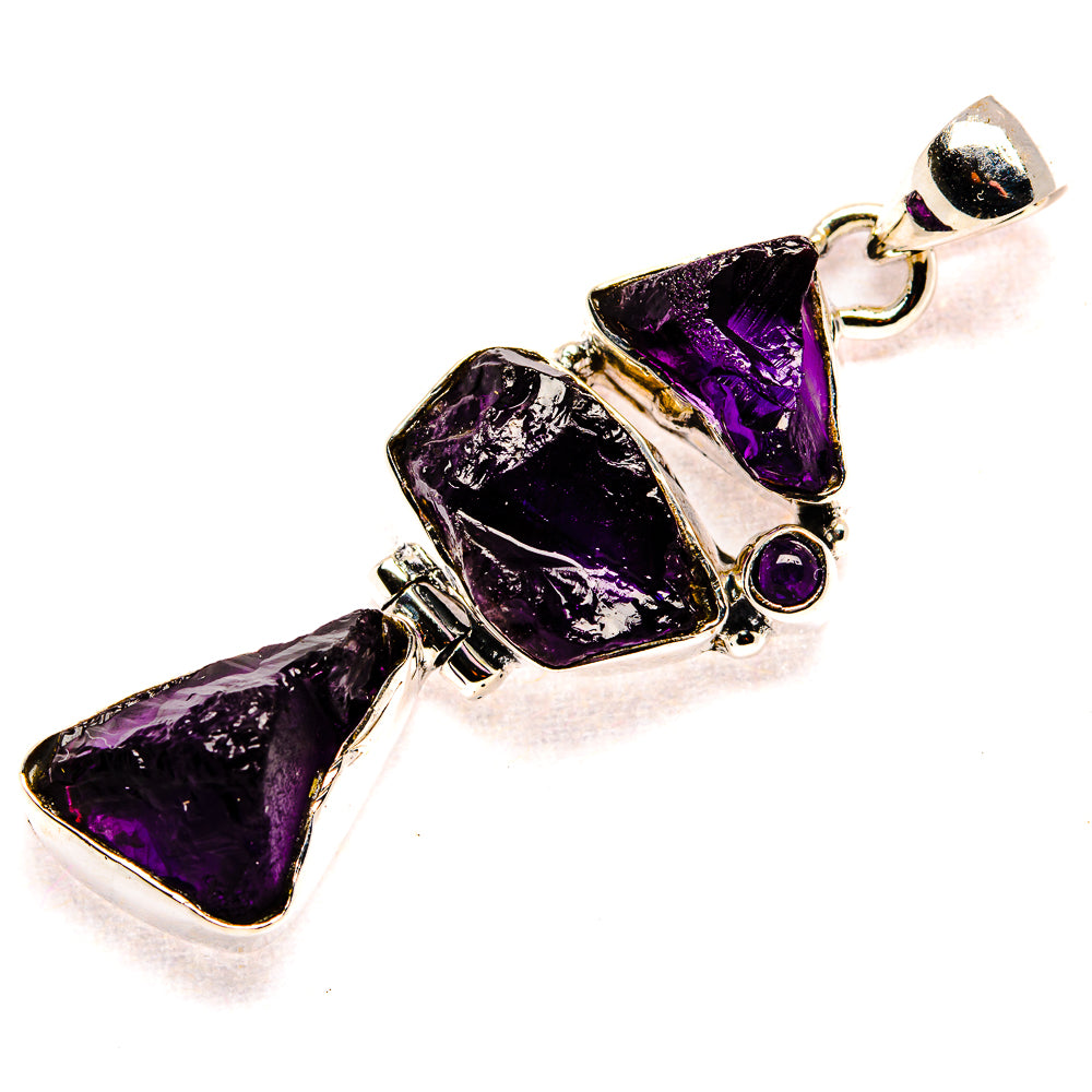 Amethyst Pendants handcrafted by Ana Silver Co - PD36112 - Photo 2