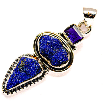 Azurite Pendants handcrafted by Ana Silver Co - PD36114 - Photo 2