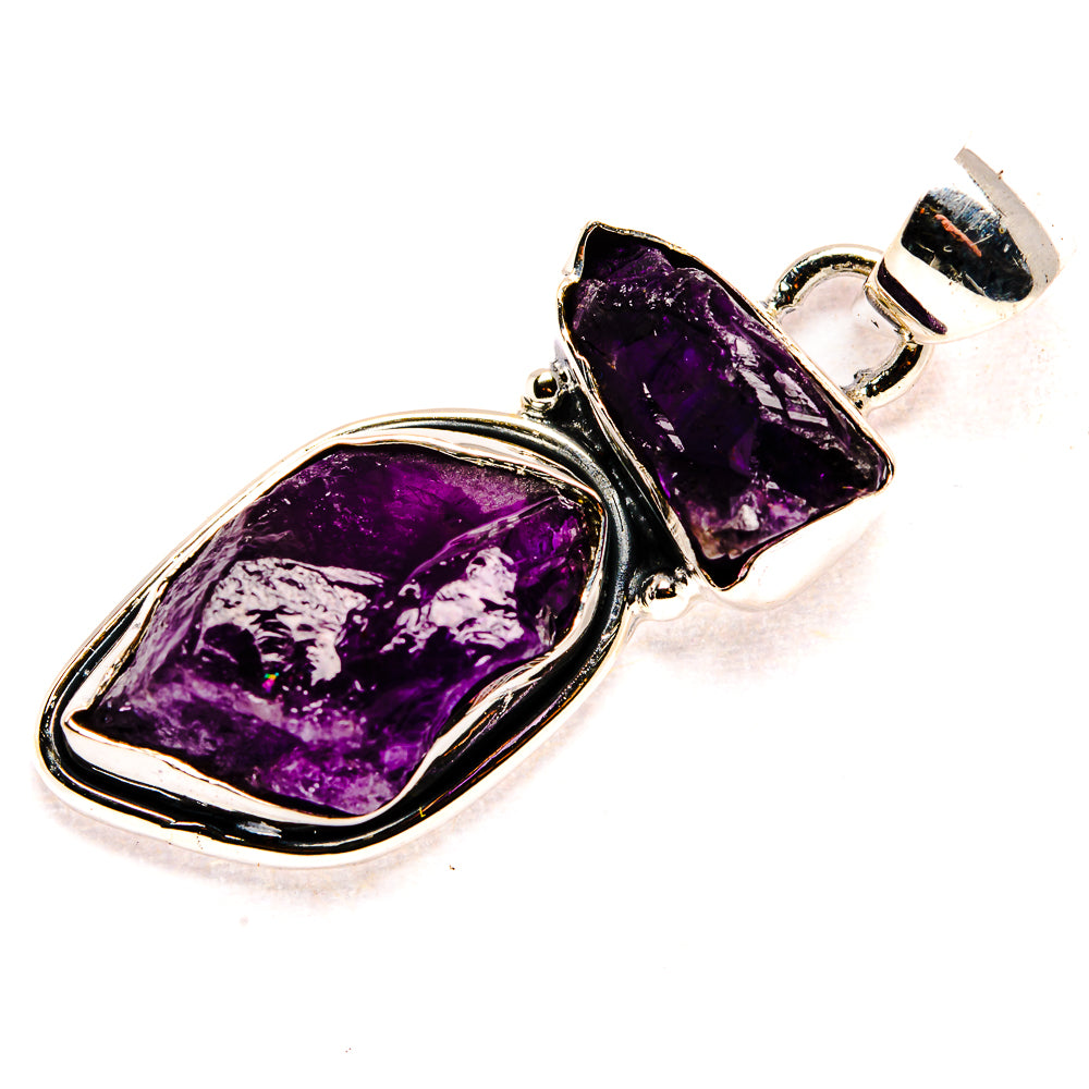 Amethyst Pendants handcrafted by Ana Silver Co - PD36116 - Photo 2