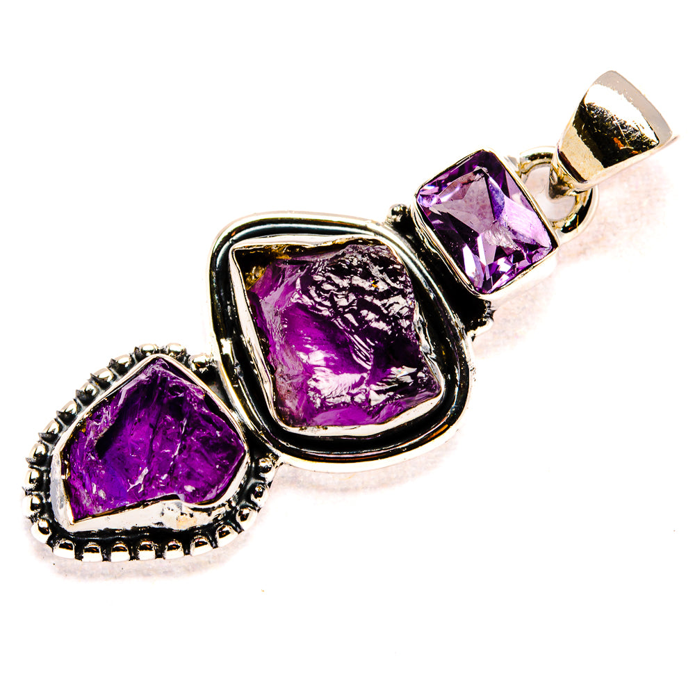Amethyst Pendants handcrafted by Ana Silver Co - PD36119 - Photo 2