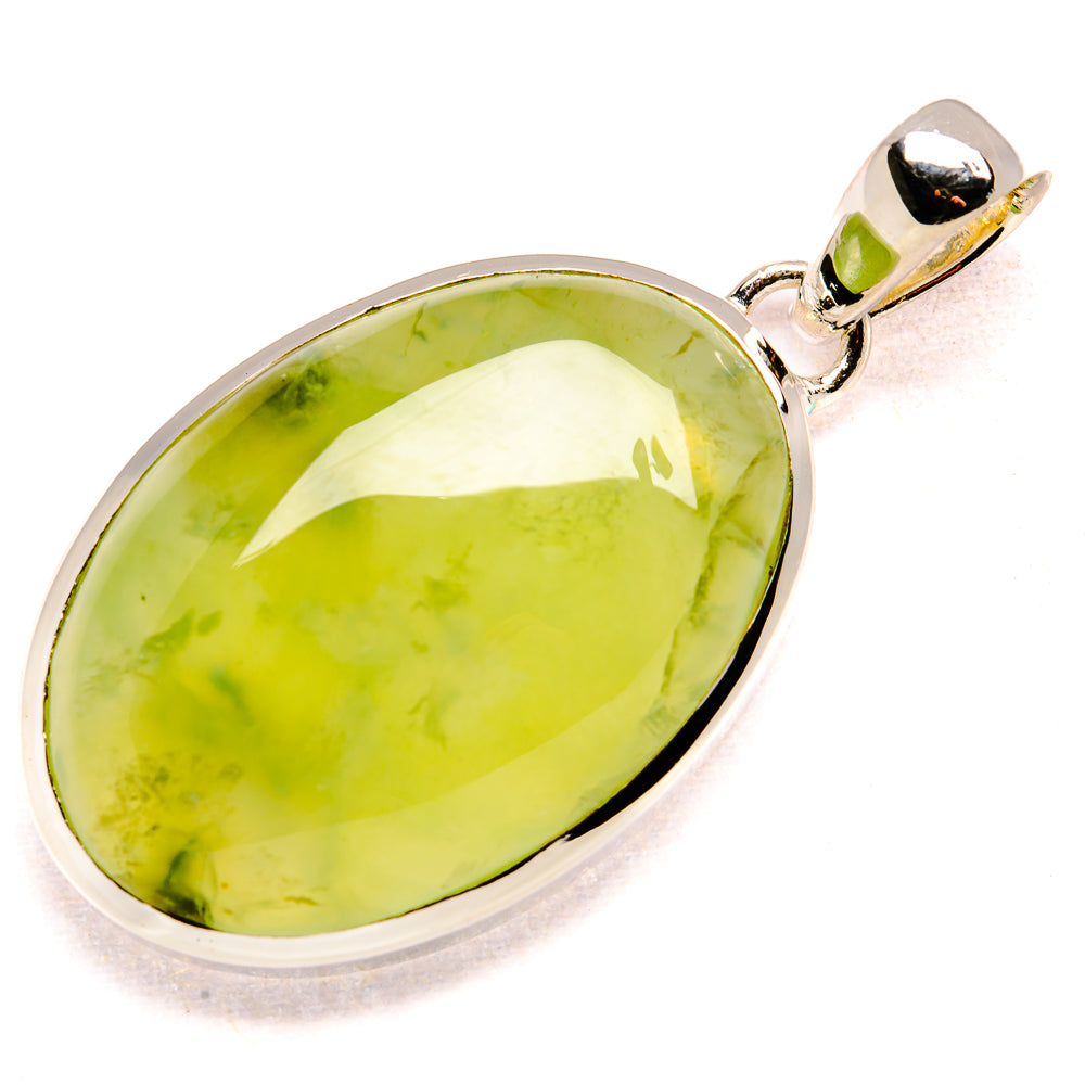 Prehnite Pendants handcrafted by Ana Silver Co - PD36127 - Photo 2