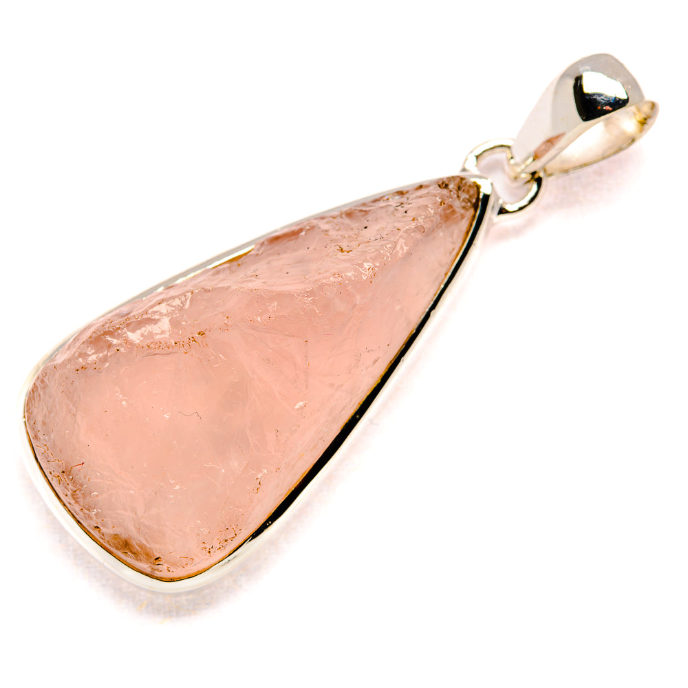 Rose Quartz Pendants handcrafted by Ana Silver Co - PD36129 - Photo 2