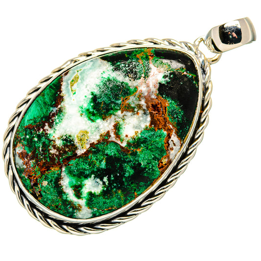 Malachite Pendants handcrafted by Ana Silver Co - PD36138 - Photo 2