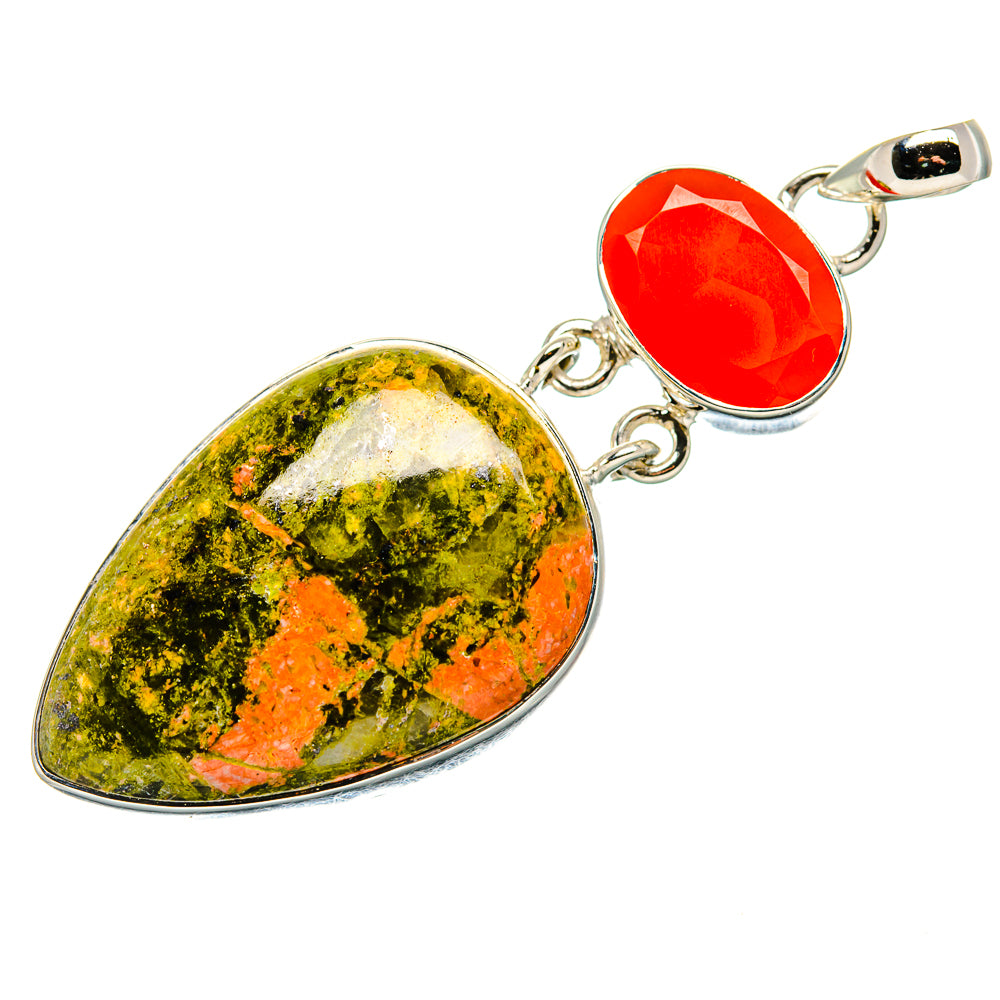 Unakite Pendants handcrafted by Ana Silver Co - PD36139 - Photo 2
