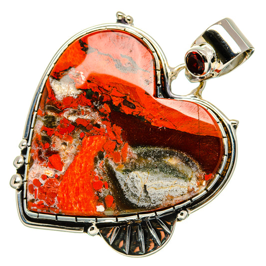 Red Jasper Pendants handcrafted by Ana Silver Co - PD36154 - Photo 2