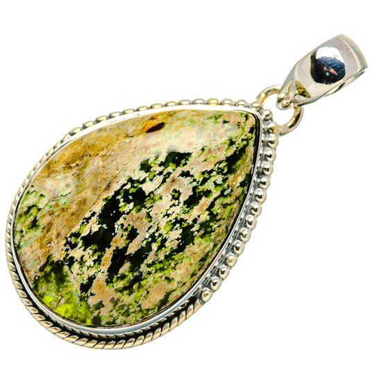 Rainforest Jasper Pendants handcrafted by Ana Silver Co - PD36156 - Photo 2