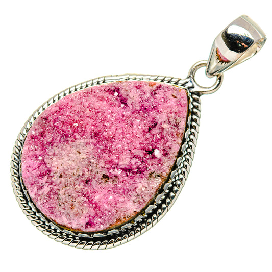 Pink Tourmaline Pendants handcrafted by Ana Silver Co - PD36162 - Photo 2