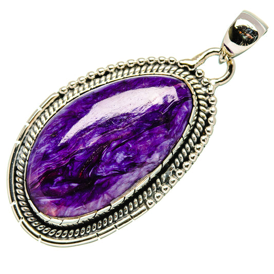 Charoite Pendants handcrafted by Ana Silver Co - PD36172 - Photo 2