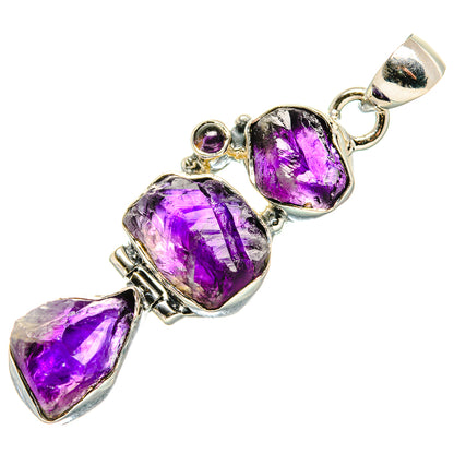 Amethyst Pendants handcrafted by Ana Silver Co - PD36187 - Photo 2