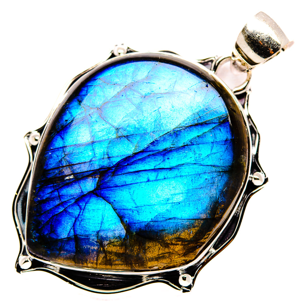 Labradorite Pendants handcrafted by Ana Silver Co - PD36200 - Photo 2