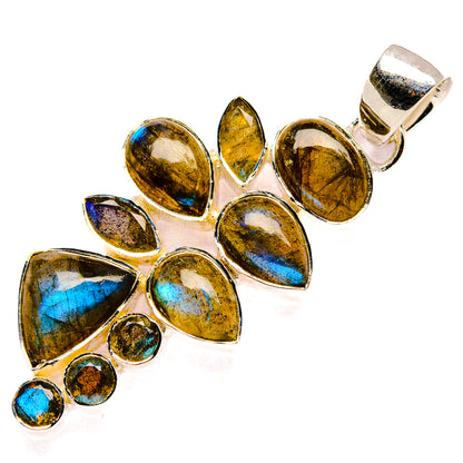 Labradorite Pendants handcrafted by Ana Silver Co - PD36203 - Photo 2