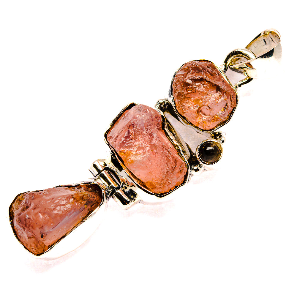 Rose Quartz Pendants handcrafted by Ana Silver Co - PD36207 - Photo 2